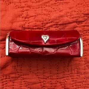 Brighton Red Croc Embossed Lipstick Case